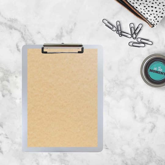JAM Paper Letter Size Aluminum Clipboard